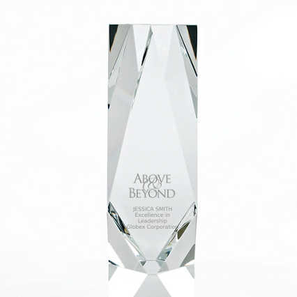 Iconic Crystal Award - Brilliantly Cut Marquise